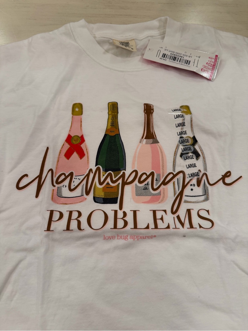 New Swiftie Comfort Colors Champagne Problems Graphic Tee
